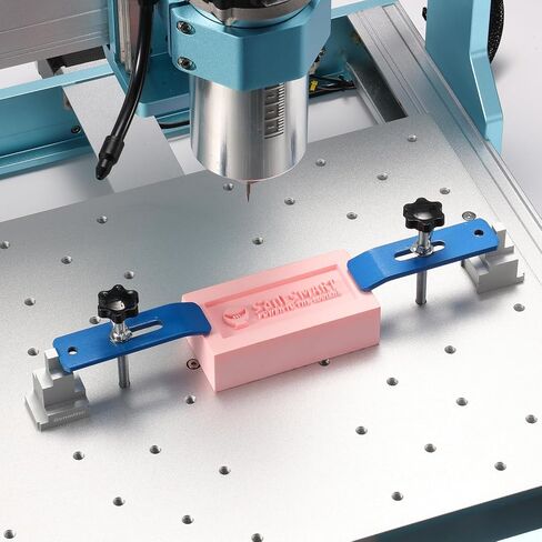 Genmitsu 2pcs Clamp Blocks, 8 Adjustment, Workholding Spacer for Vise & Hold Down Clamps, Expand Clamping Range for CNC Router Machine in Kuwait