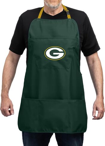 مريلة شواء من Team Sports America NFLCooking للرجال والنساء مع أشرطة وجيوب قابلة للتعديل in Kuwait