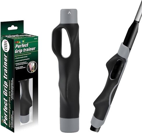 Golf Grip Trainer – Correct Hand Placement Training Aid to Improve Swing Consistency & Muscle Memory, Easy-On Golf Practice Tool in Kuwait