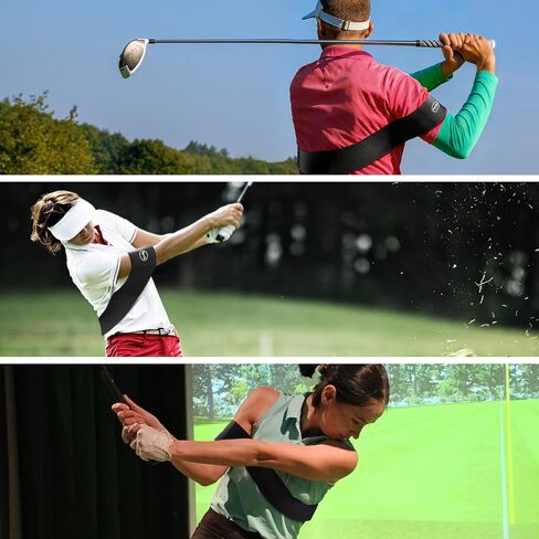 FINGER TEN Golf Swing Training Aid & Adjustable Correcting Swing Trainer 1 Pack, Portable Muscle Memory & Connection Swing Corrector for Right/Left Handed Men Women Golfer Beginners in Kuwait