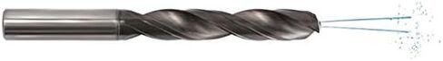 RedLine Tools - 6.70MM 5 X Dia., Coolant Thru High Performance Drill, AlTiN Coating, 2 Flute, 2.0866 Flute Length - RDX5257 in Kuwait