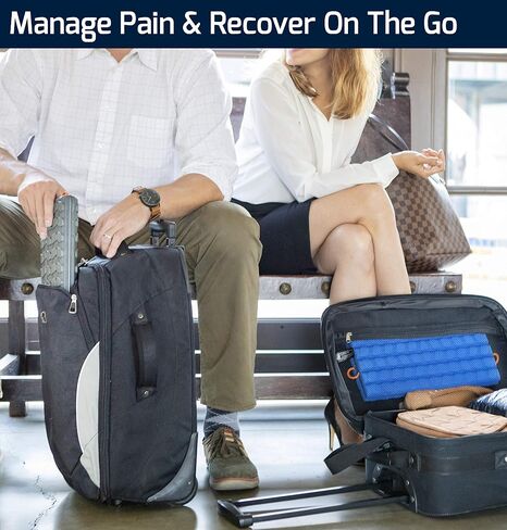 Brazyn Morph Foam Roller: Collapsible Travel Foam Roller for Back Pain Relief, Workout Muscle Recovery, Back Massager, Deep Tissue Leg Massage, Back Cracker (Midnight, Alpha Series (Deep Tissue)) in Kuwait
