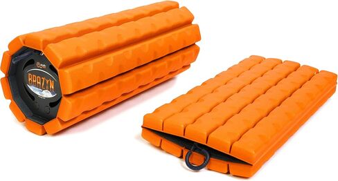 Brazyn Morph Foam Roller: Collapsible Travel Foam Roller for Back Pain Relief, Workout Muscle Recovery, Back Massager, Deep Tissue Leg Massage, Back Cracker (Midnight, Alpha Series (Deep Tissue)) in Kuwait