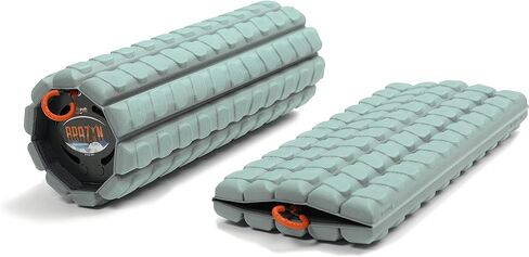 Brazyn Morph Foam Roller: Collapsible Travel Foam Roller for Back Pain Relief, Workout Muscle Recovery, Back Massager, Deep Tissue Leg Massage, Back Cracker (Midnight, Alpha Series (Deep Tissue)) in Kuwait