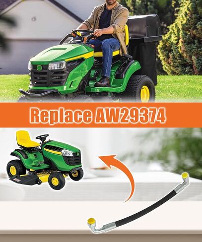 2 قطعة AW29374 استبدال خرطوم هيدروليكي لجون ديري D120 H120 H130 H160 H165 120E 120R 200X 200CX 210 300 300X 300CX 300E 300R 400E 400X 400CX 410 419 420430512 لوادر أمامية in Kuwait