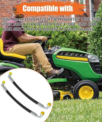 2 قطعة AW29374 استبدال خرطوم هيدروليكي لجون ديري D120 H120 H130 H160 H165 120E 120R 200X 200CX 210 300 300X 300CX 300E 300R 400E 400X 400CX 410 419 420430512 لوادر أمامية in Kuwait