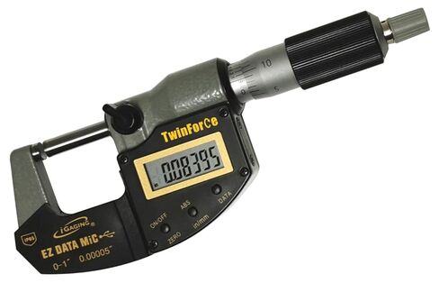 iGAGING 0-1"/0-25mm Twin Force Friction and Ratchet Movement Digital Micrometer, IP65 Rate, 35-065-U01 in Kuwait