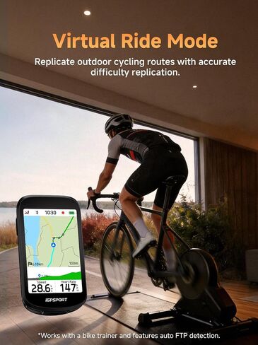 كمبيوتر الدراجة iGPSPORT BSC500 GPS، خريطة شاشة لمس 3.3 بوصة وملاحة صوتية وضع Ebike وظيفة التدريب على التسلق in Kuwait