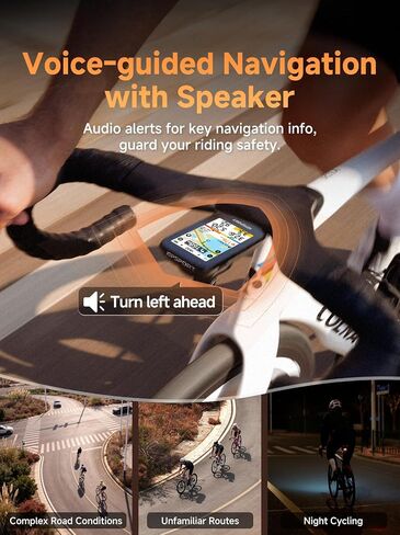 كمبيوتر الدراجة iGPSPORT BSC500 GPS، خريطة شاشة لمس 3.3 بوصة وملاحة صوتية وضع Ebike وظيفة التدريب على التسلق in Kuwait