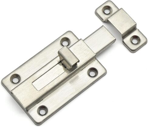 3 Inch Stainless Steel Door Latch Sliding Lock Barrel Bolt Left and Right Anti-Theft Wooden 1Pcs in Kuwait
