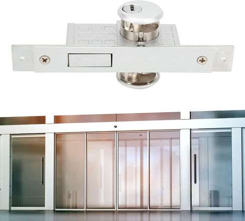 Mortise Lock Set Interior Exterior Door, Storefront Door Mortise Lock Deadbolt Commercial Door Lock with 3 Keys for Wooden and Aluminum Doors, 1.8 to 1.9in Door Thickness in Kuwait