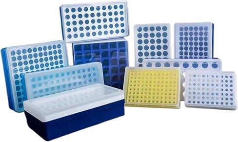 1piece 0.2ml 0.5ml 1.5/2ml 5ml 10ml 15ml 50ml Plastic Centrifuge Tube Box PCR Tube Storage boxs Laboratory Supplies(1.5ml 50holes) in Saudi Arabia