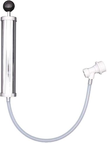 8" Stainless Steel Pump Set with Ball Lock Disconnect for Kegs, Portable Hand Pump for Draft Beer Dispensing, Party Keg Pressurizing Tool in Kuwait