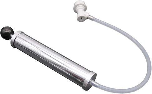 8" Stainless Steel Pump Set with Ball Lock Disconnect for Kegs, Portable Hand Pump for Draft Beer Dispensing, Party Keg Pressurizing Tool in Kuwait