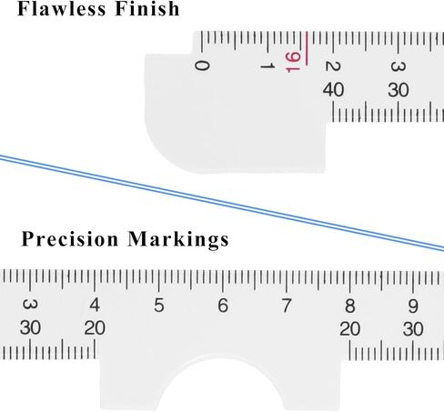 2 Pcs PD Ruler for Eyeglasses, Pupillary Distance Ruler, PD Measurement Tool for Ordering Glasses Online in Kuwait