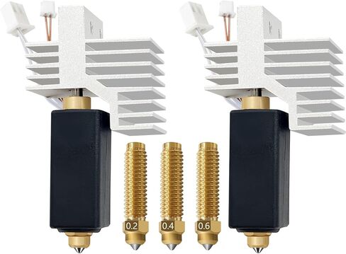 ترقية 0.4 مم من السيراميك Hotend لرأس طباعة Centauri Carbon Hotend رأس الطارد الساخن مع فوهة فولاذية نحاسية صلبة عنصر تسخين مقاوم لدرجة الحرارة العالية لطابعة Elegoo Centauri ثلاثية الأبعاد in Kuwait