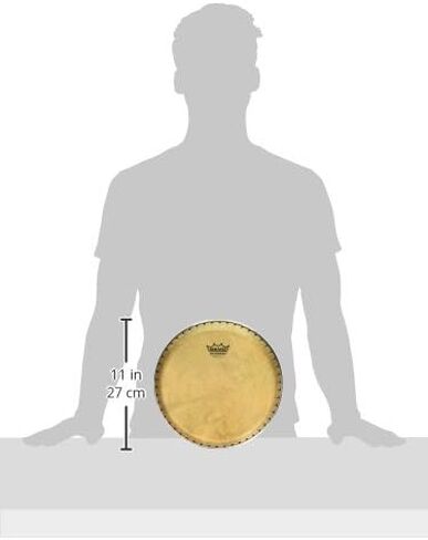 Remo Symmetry Skyndeep Conga Drumhead - رسم جلد العجل، 9.75 بوصة in Kuwait