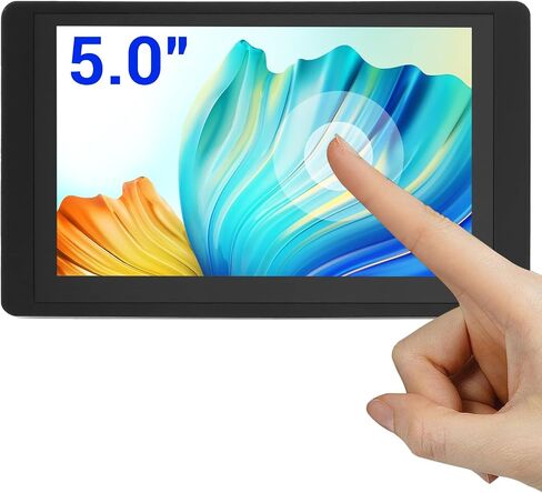 ESP32 Display 800×480, 5 Inch HMI Basic ESP32 RGB TFT LCD Touch Screen with Acrylic Case, 32-Bit LX6 Dual-Core Processor, Up to 240MHz, Compatible with Arduino, LVGL, PlatformIO, MicroPython in Kuwait