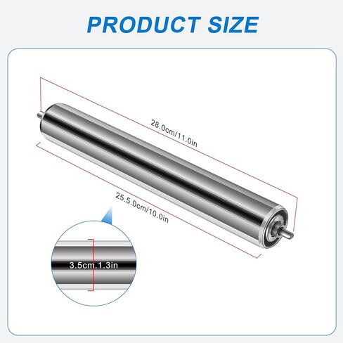 QMI 10" Stainless Steel Rollers for Shall WORKPRO Stands, 4 Pack in Kuwait