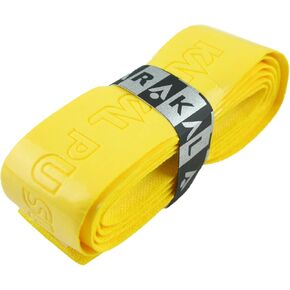 Karakal PU Supergrip Replacement Racquet Grip - Tennis/Badminton/Squash - Various Single Colours (Yellow, 3 Grips) in Kuwait