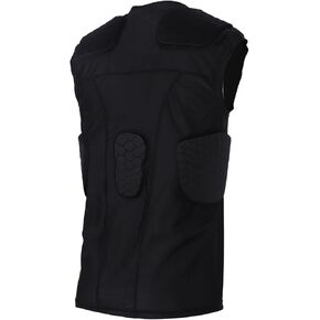 Youth Padded Compression Vest for Baseball Football – Quick Dry Rib Protector in Kuwait