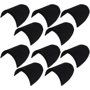5 Pairs Sponge Shoulder Pads 13mm Thickness Black in Kuwait