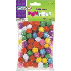 Creativity Street 1/2" Glitter Pompons in Kuwait