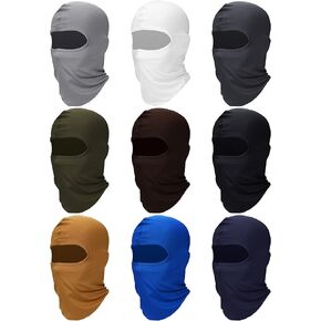 Ski Mask for Men Full Face Cover UV Sun Protection Face Mask Breathable Balaclava Mask Neck Gaiter for Outdoor Motorcycle Cycling (,) in Kuwait