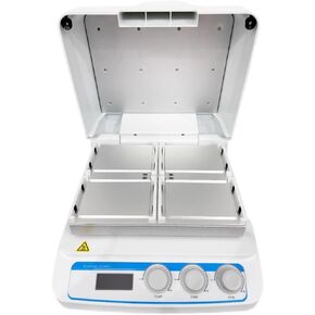 Thermo Shaker Incubator Microplate Thermoshaker with Multi-Protection Function Temperature Control Precision ±0.5°C Rotation Speed 100~1600rpm 4 Enzyme Plates or Deep Well Plates in Kuwait