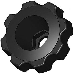 Snap Lock Fluted Knob, 2-3/8, Thru, 5/16 in Kuwait