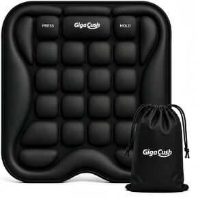 Stadium Seat Cushion for Bleachers, Portable Air Cell Seat Pad with Built-in Pump, Lightweight Inflatable Cushion for Game Day, Airplane Travel, Concerts and Outdoor Events in Saudi Arabia