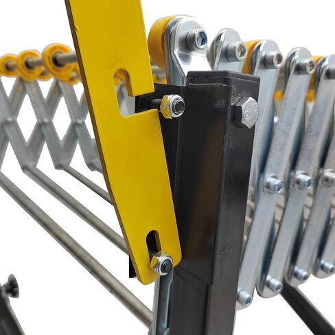 23.6" Wide Unpowered Portable Flexible Conveyor Expandable Length 47"-177" Height Adjustable 29.5"-45.3" Roller Table Conveyor in Kuwait