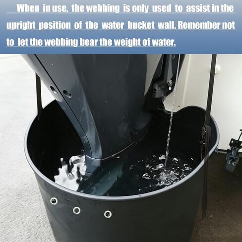 Outboard Motor Flushing Bag for Outboard Flushing on Land, 27.6'' x 27.6'' x 30'', Outboard Engines Flushing Bag Suitable for Under 350HP Outboards in Kuwait