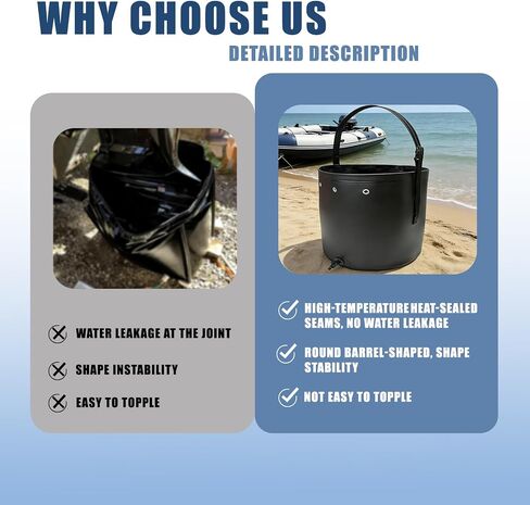 Outboard Motor Flushing Bag for Outboard Flushing on Land, 27.6'' x 27.6'' x 30'', Outboard Engines Flushing Bag Suitable for Under 350HP Outboards in Kuwait