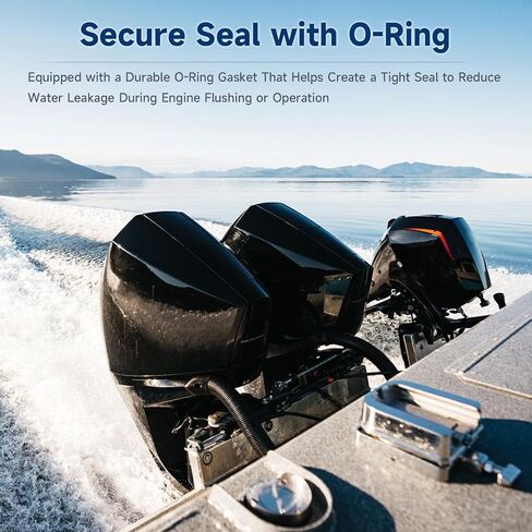 Plug Flush Port Outboard Flush Plug Compatible with Mercury Marine Verado Pro XS FourStroke SeaPro 75HP-500HP & V10 Replace#: 22-888958001 888958001 8M0215105 Include O-Ring Gasket in Kuwait