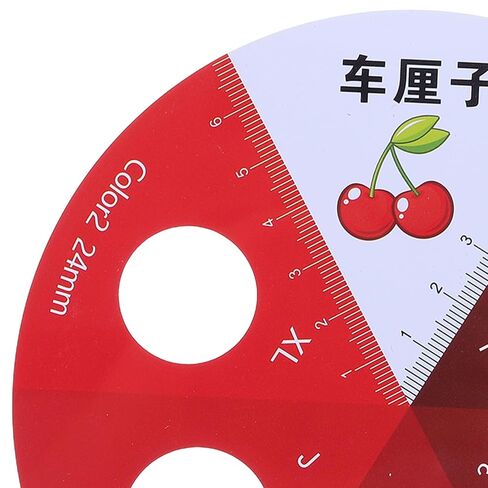Operitacx 4pcs Cherry Diameter Measure Tool - Berry Size Grading Checker - Manual Sorting Dimension Gauge for Cherry Blueberry Fresh Produce Professional Farmers Market 0.94-1.25 Inch in Kuwait