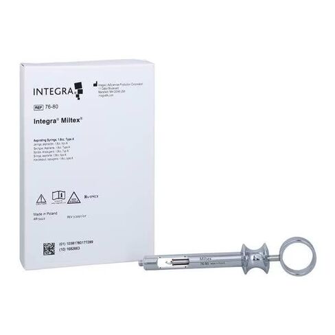 Miltex Integra 76-80 Aspirating Syringe Astra Type 1.8cc Stainless Steel in Kuwait