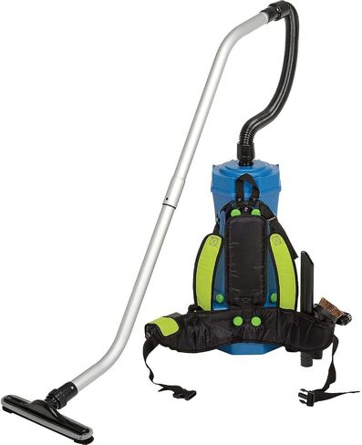 Global Industrial Commercial HEPA Backpack Vacuum with 8-Piece Tool Kit, 1-1/2 Gallon Capacity, 1500 Watt, 120V, 50'L Power Cord, Lightweight & Quiet 63 dB in Kuwait