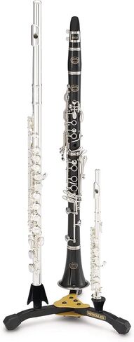 Hercules DS533BB Alto/Tenor and Soprano Saxophone Stand with Bag & DS543BB Flute Clarinet And Piccolo Stand in Kuwait