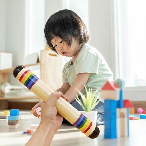 Rainsticks, Rainmakers, Musical Sensory and Auditory Development, Wooden Rain Rattle, Tube Rattle, Percussion for Children, 35cm in Kuwait