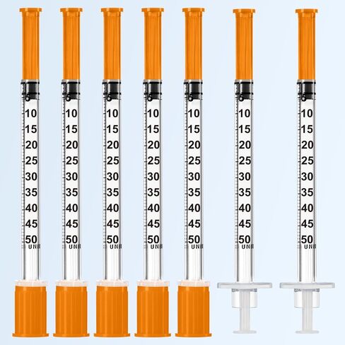 0.5ml 31G 5/16inch Syringe, Individually Wrapped, Pack of 100 in Kuwait