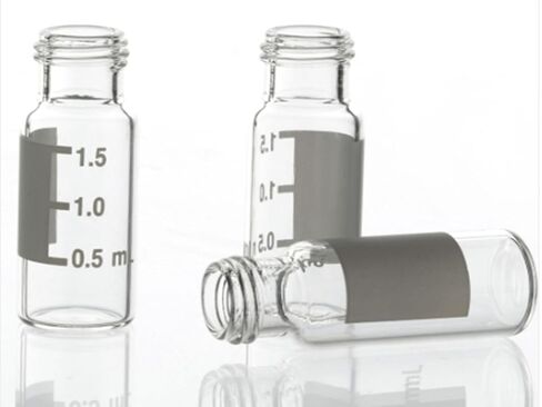 OMICRON® Certified HPLC Vials & Closures Kit: 2mL Analytical Vial, USP Type I Borosilicate Glass, 9mm Short Thread Screw Cap, Low-Bleed Septa, MS-Tested, Autosampler Compatible (Pack of 100 X 10) in Kuwait