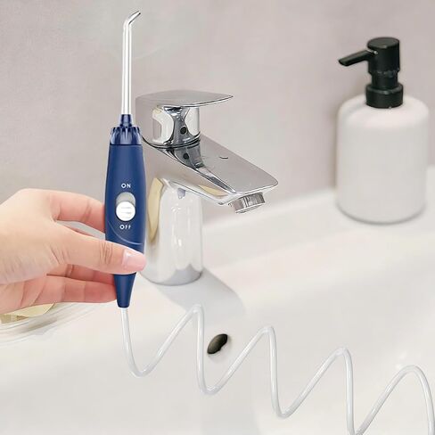 Water Flosser Replacement Hose Compatible with Waterpik Wp-100 Wp-660 Oral Irrigator Tube Easy Install Dental Flosser Accessories for Precise Tooth Cleaning in Kuwait