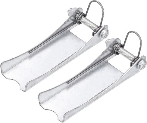 PATIKIL 3 Inch Hook Safety Latch Kit, 2 Pcs 3T Alloy Steel Towing Receiver Hitch Replacement for Clevis Hook Truck Trailer, Silver in Kuwait