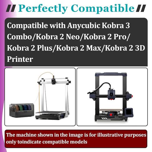 2 Pcs DC 24V 5020 Blower Fan Axial Cooling Fans, Compatible with Anycubic Kobra 3 Combo/Kobra 2 Neo/Kobra 2 Pro/Kobra 2 Plus/Kobra 2 Max/Kobra 2 3D Printer, Helps Prevent Overheating and Clogging in Kuwait