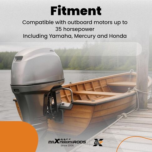 maXpeedingrods Jack Plates for Outboard Motor, Adjustable Boat Jack Plate, Up to 35 HP Including Yamaha Mercury Honda in Kuwait