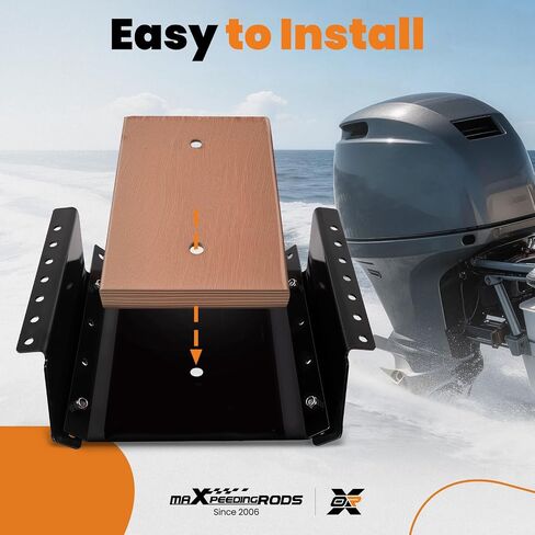 maXpeedingrods Jack Plates for Outboard Motor, Adjustable Boat Jack Plate, Up to 35 HP Including Yamaha Mercury Honda in Kuwait