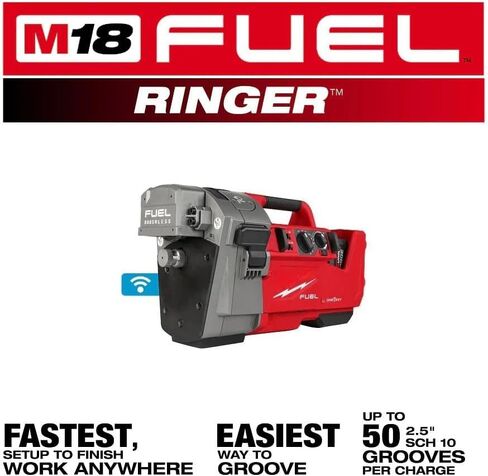 for Milwaukee.v M18 Fuel Ringer Roll Groover Kit for 2 Inch 6 Inch SCH 10/40 in Kuwait
