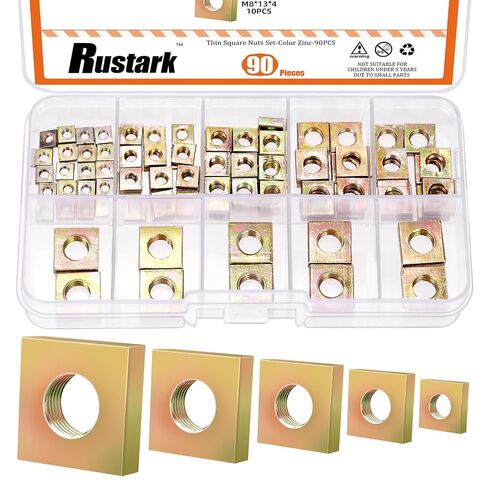 Square Nuts Metric Coarse Thread Square Nuts Assortment Kit in Kuwait