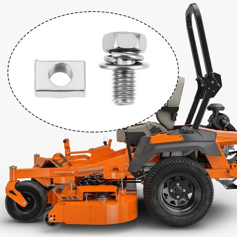 20 قطعة جزازة العشب بطارية تثبيت مربع الجوز المسمار مجموعة M5x10mm متوافق مع ARIENS متوافق مع MTD in Kuwait